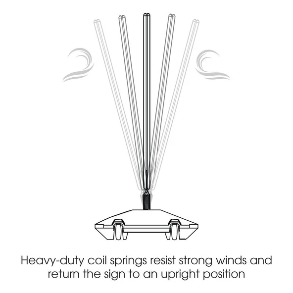 Wind Pro A1 (60x85cm) Gri Kaldırım Panosu - Resim 11