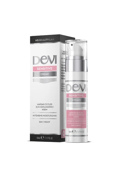 Devi Sensitive Cream 50ml Nemlendirici, Renk Tonu Eşitleyici Ve Yatıştırıcı Krem ürün görseli 1