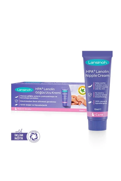 LANSINOH Hpa Lanolin Göğüs Ucu Kremi 10 ml ürün görseli 1