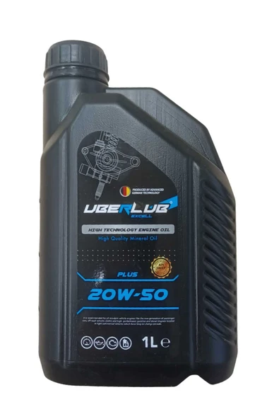 Uberlub EXCELL PLUS 20W-50 Motor Yağı – 1 Litre ürün görseli 1