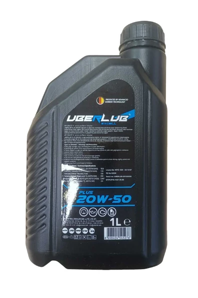 Uberlub EXCELL PLUS 20W-50 Motor Yağı – 1 Litre - Resim 2