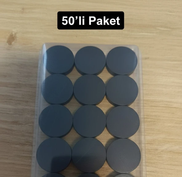 1.5 cm Güçlü Yuvarlak Mıknatıs  50'li Paket Magnet ve El Yapımı Ürünler İçin Hobi Mıknatısı ürün görseli 1