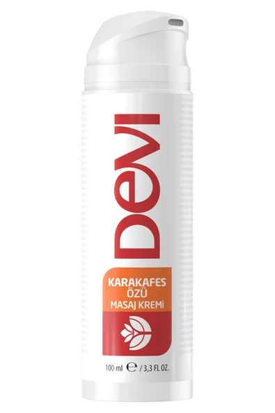 Devi Karakafes Özü Masaj Kremi 100ml Semptom Azaltma - Resim 2