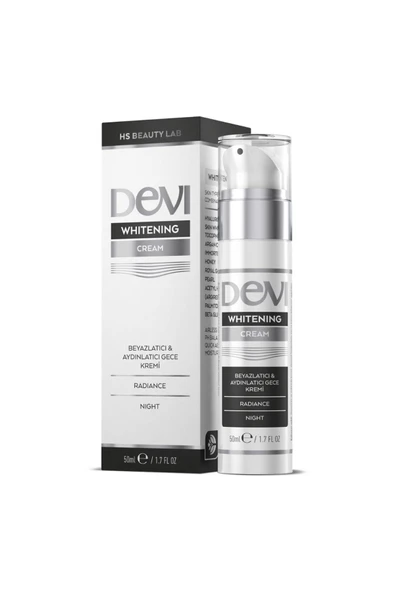 Devi Whitening Cream 50ml Yoğun Nemlendirme Etkili Cilt Beyazlatıcı Krem ürün görseli 1