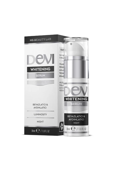 Devi Whitening Serum 30ml Yoğun Nemlendirme Etkili Cilt Beyazlatıcı Serum ürün görseli 1