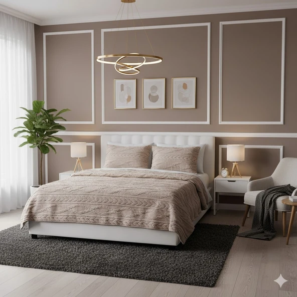 COMFORT YORGAN SETİ ÇİFT KİŞİLİK IVY PEMBE ürün görseli 1