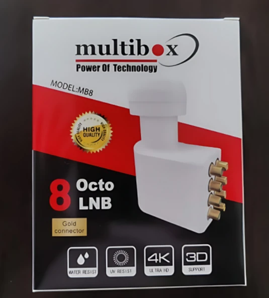 Multibox MB Sekizli ( Octo ) LNB Gold ürün görseli 1