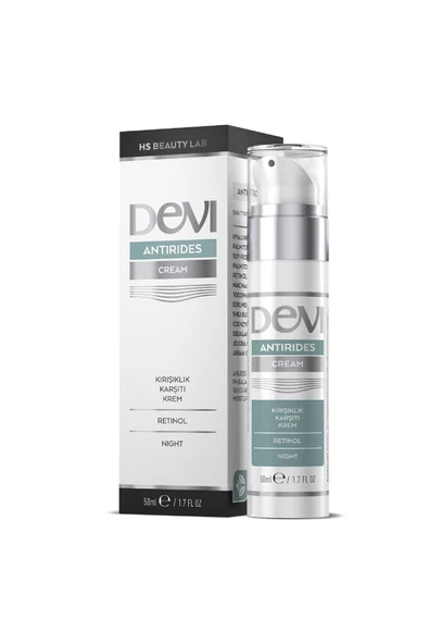 Devi Antirides Cream 50ml Kırışıklık Azaltıcı / Koyu Halka Giderici Göz Altı Kremi ürün görseli 1