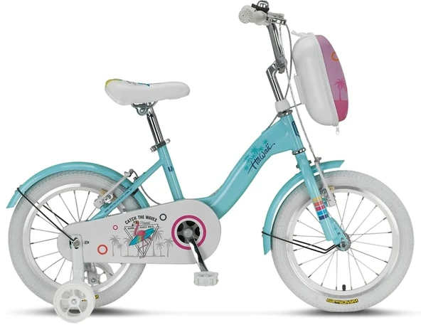 ÜMİT 1625 HAWAI-CANTA-V KIZ ÇOCUK BİSİKLETİ 16 JANT SKY BLUE ürün görseli 1