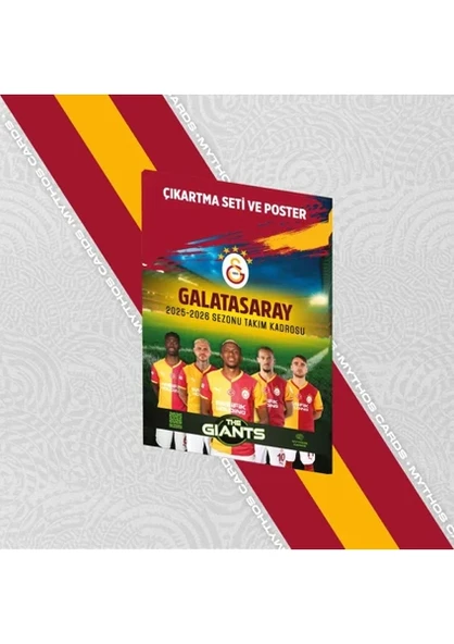 Galatasaray The Giants 2025/26 Sezonu Dev Poster ve Çıkartma ürün görseli 1