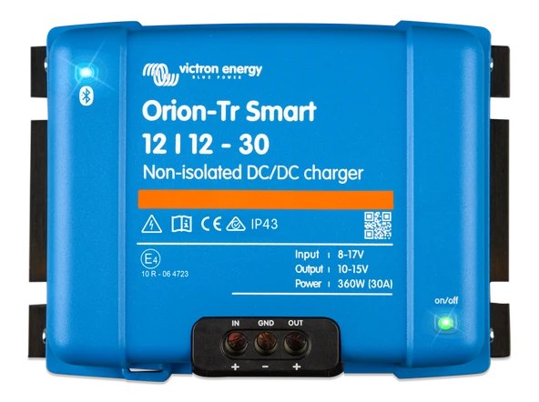 Victron Energy Orion-Tr Smart 12/12 30A (360W) İzolesiz DC-DC Şarj Cihazı (ORI121236140) ürün görseli 1