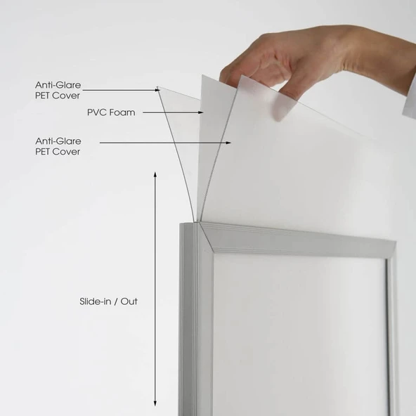 Wind Pro Slim Gri Kaldırım Panosu - Resim 5