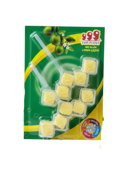 TOP POİNT WC BLOK LİMON ÇİÇEGİ 2*50 GR ürün görseli 1