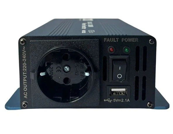 Max Tam Sinüs İnvertör 12V 300W Pure Sine Wave Inverter (NP300-212) ürün görseli 1