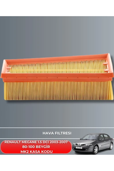 ELF 5W30 5LT MEGANE 1.5 DCI-1.5 DCI GRANDTOUR 2003-2004-2005-2006-2007 80-100 FİLTRE BAKIM SETİ ürün görseli 1