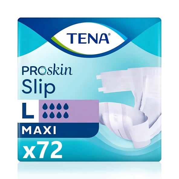 Tena Proskin Slip Maxi Belbantlı Hasta Bezi L-Large Beden 72 Adet ürün görseli 1