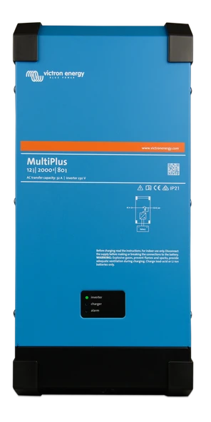 Victron İnvertör/Şarj Cihazı MultiPlus 12/2000/80-32 Inverter/Charger (PMP122200000) ürün görseli 1