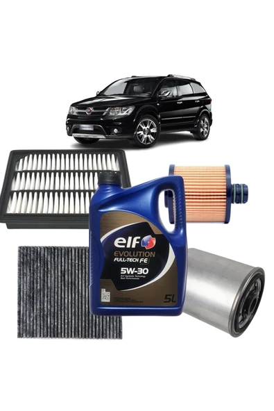 Sardes Fiat Freemont 2.0 Jtd Filtre Bakım Seti 2011-2015+ELF 5W30 5lt 2025 üretim ürün görseli 1