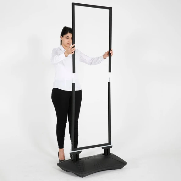 Wind Pro Slim Siyah Kaldırım Panosu - Resim 6
