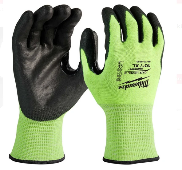 Milwaukee 3.Derece Kesik Korumalı Nitril Eldiven 10/XL PK(12) 4932479022 ürün görseli 1