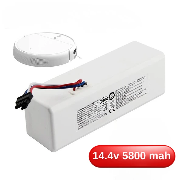 Tnl Xiaomi Mi Vacuum Mop 1c 2in1 Akıllı Robot Süpürge Için Batarya 14.8V 5800MAH Pil ürün görseli 1