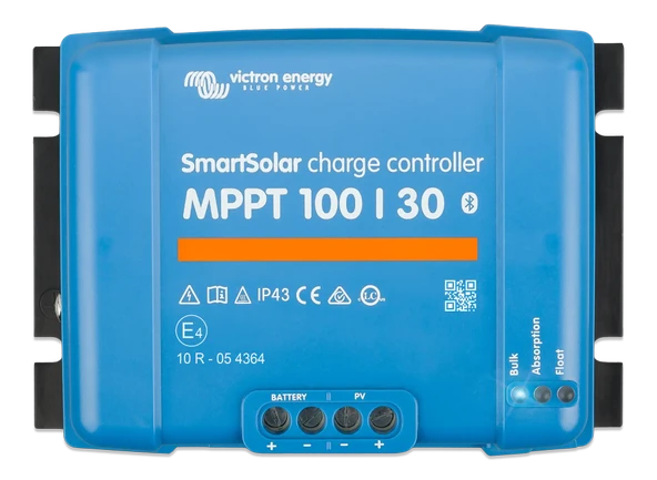 Victron Solar Şarj Kontrol Cihazı SmartSolar MPPT 100/30 Charge Controller (SCC110030210) ürün görseli 1