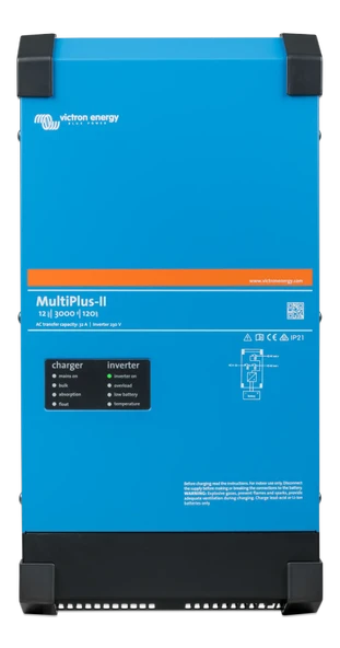 Victron İnvertör/Şarj Cihazı MultiPlus-II 12/3000/120-32 Inverter/Charger (PMP122305010) ürün görseli 1
