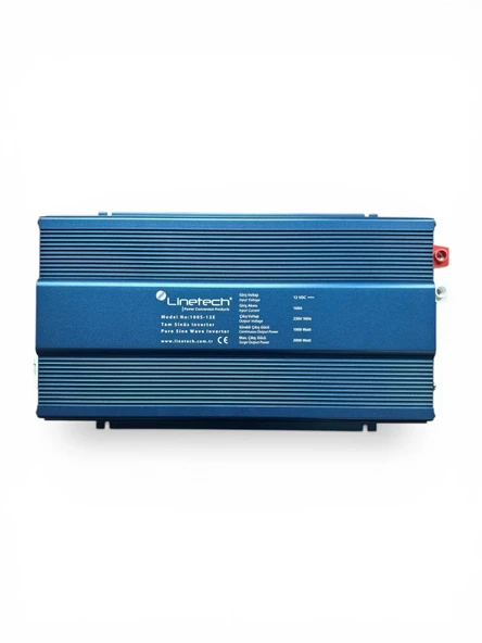 Linetech Tam Sinüs İnvertör 12V 2000W Pure Sine Wave Inverter (200S-12E) ürün görseli 1