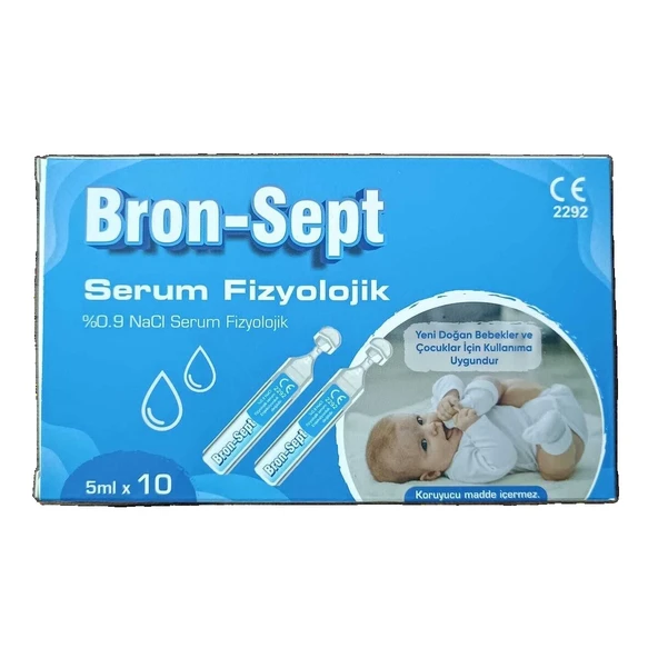BRON-SEPT SERUM FİZYOLOJİK 5 ML 10'LU FLAKON ürün görseli 1