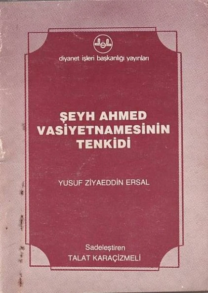 Şeyh Ahmed Vasiyetnamesinin Tenkidi ürün görseli 1