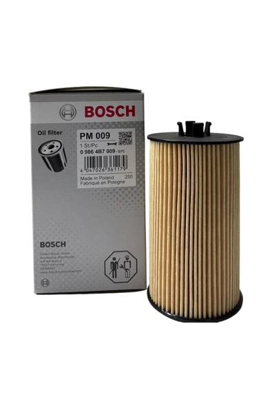 Bosch Opel Astra H 1.6 (Z16XER/A16XER) Benzinli Motor Yağ Filtresi Marka Uyumlu ürün görseli 1