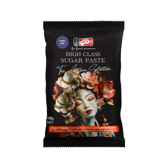 Mor High Class Kaplama, Dekor ve Çiçek Yapımı için Şeker Hamuru 1 kg ürün görseli 1