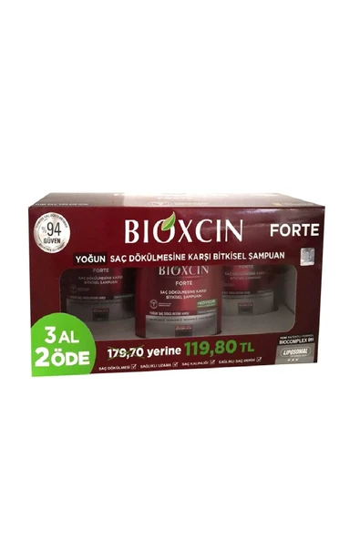 BIOXCIN FORTE ŞAMPUAN 3 AL 2 ÖDE ürün görseli 1