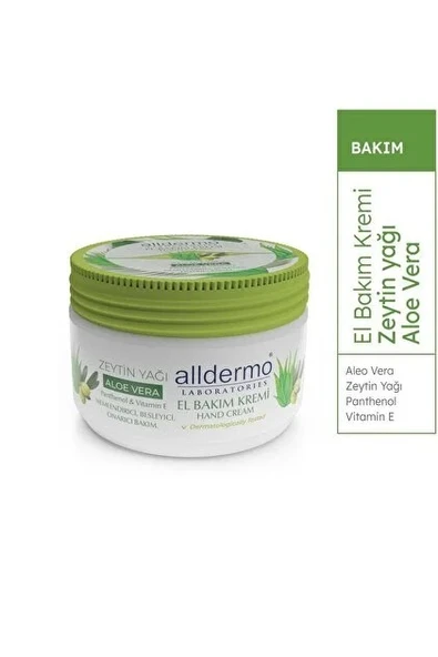 ALLDERMO ZEYTİNYAĞI SUSAM TÜP NEMLENDİRİCİ EL KREMİ 250 ML ürün görseli 1