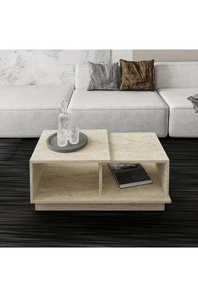 Concept Orta Sehpa - Modern Dekoratif Tasarım  Traverten ürün görseli 1