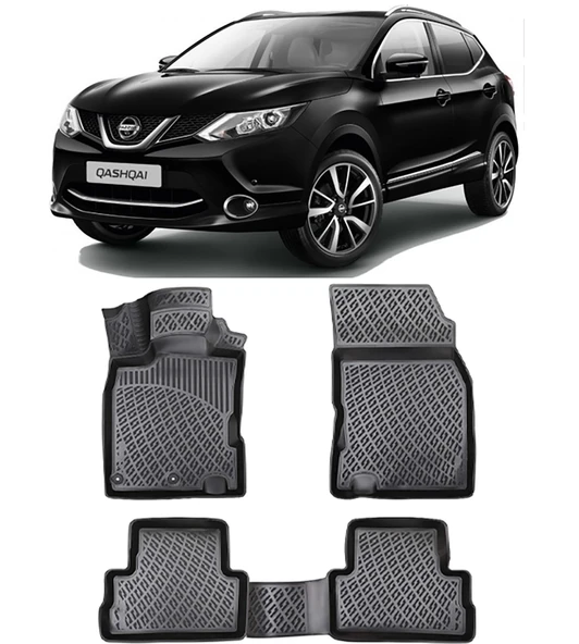 Nissan Qashqai 2013-2021 BTM 3D Havuzlu Paspas ürün görseli 1