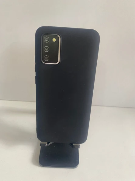 SAMSUNG A20S SİYAH SLİKON KILIF ürün görseli 1