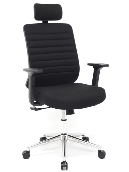 Zeon Büro Ofis Sistemleri // Comfort Plus Black Ofis Koltuğu Makam Koltuğu Çalışma Koltuğu ürün görseli 1