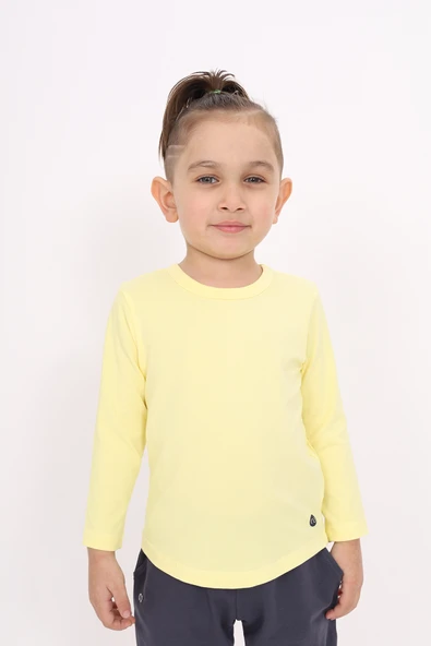 Toontoy Erkek Çocuk Baskılı Bisiklet Yaka Uzun Kollu Tişört ürün görseli 1