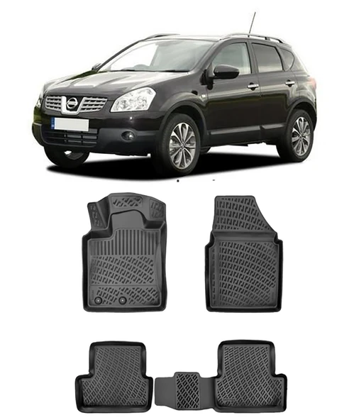 Nissan Qashqai 2006-2013 BTM 3D Havuzlu Paspas ürün görseli 1