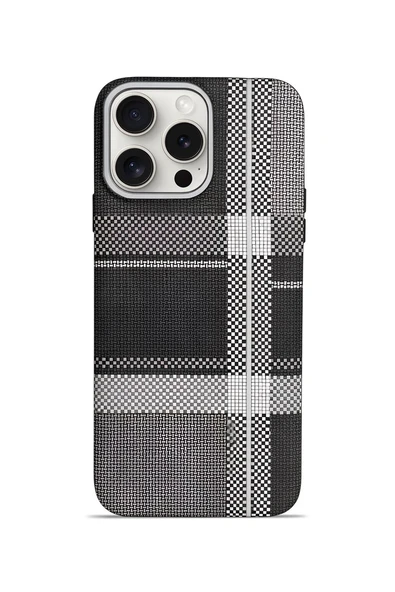 Aether Carbon iPhone 14 Plus MagSafe Karbon Kılıf Carbon Mosaic ürün görseli 1