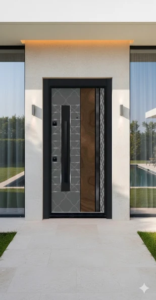 LİV Concept Lüks Villa Serisi – Antrasit Çelik Kapı ürün görseli 1