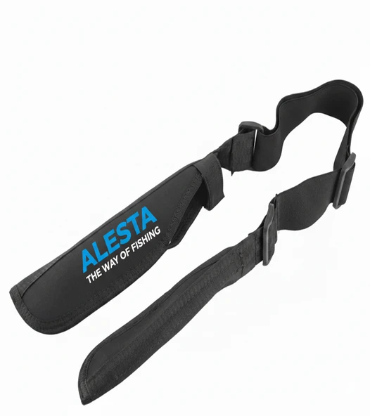 Alesta Ayarlanabilir Askılı Olta Koruyucu Taşıma Kılıfı Seti - Siyah - Resim 2