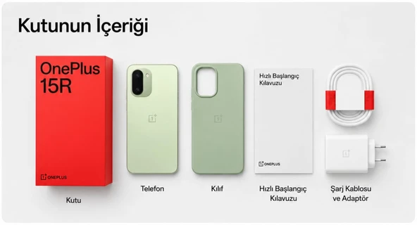 Oneplus 15R  512GB  + Şarj + Kılıf (Oneplus Türkiye Garantili) ürün görseli 1