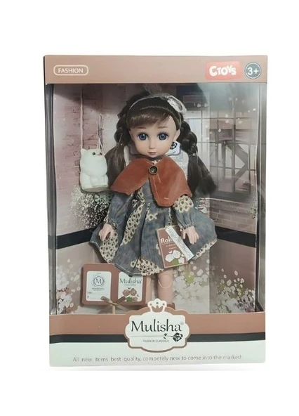 KLASİK MODA AKSESUARLI OYUNCAK BEBEKN QJ105A ürün görseli 1