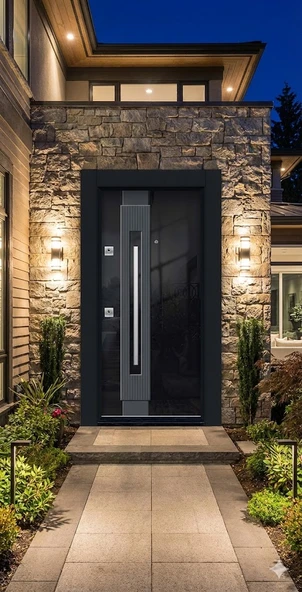 LİV Concept High-gloss Yüzeyli (kırılmaz) Modern Villa Kapısı ürün görseli 1