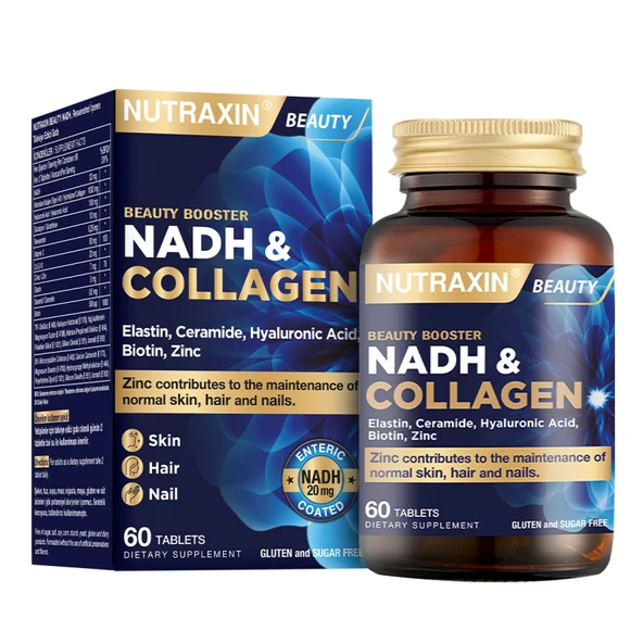 NUTRAXIN NAD H COLLAGEN 60 TABLET ürün görseli 1