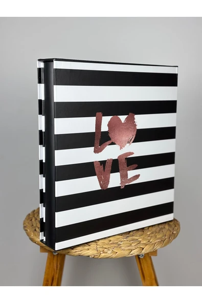 Rabsev Rs25 Fotoğraf Albümü 10x15cm 600 Lük Love Desenli Kutulu Yatay Dikey Modeli ürün görseli 1