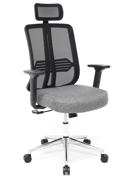 Zeon Büro Ofis Sistemleri // Comfort Dark Gray Ofis Koltuğu Makam Koltuğu Çalışma Koltuğu ürün görseli 1