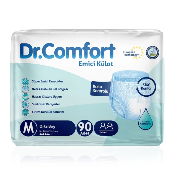 Dr. Comfort Emici Külot M-Medium Beden 90 Adet ürün görseli 1